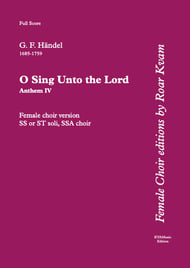 O Sing Unto the Lord Instrumental Parts Instrumental Parts cover Thumbnail